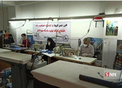 گروه جهادی منتظران ظهور تولیدات بهداشتی را به روزانه 3000 عدد افزایش داد