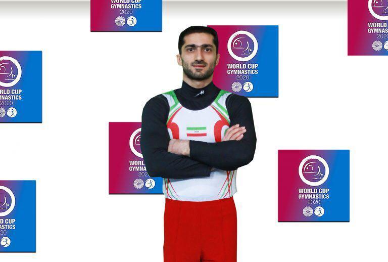 ژیمناست فارسی بر سکوی سوم مسابقات باکو