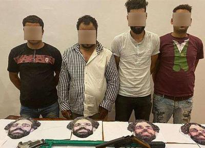 دستگیری تبهکارانی که با ماسک صلاح اخاذی می کردند